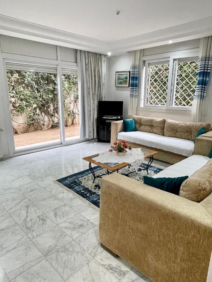 אריאנה Etage De Villa Avec Jardin, Pres De L'Aireport Et Parking Prive מראה חיצוני תמונה