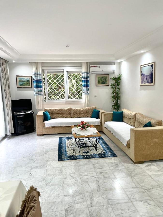 אריאנה Etage De Villa Avec Jardin, Pres De L'Aireport Et Parking Prive מראה חיצוני תמונה
